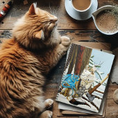 Carnet Viking Cat Blue Dragon