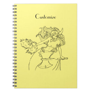 Carnet Viking Mermaid Warrior Thunder_Cove