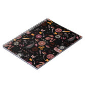 Carnet Viking motif design graphique transparent (Côté gauche)