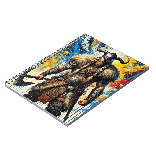 Carnet Viking Nordic Scandinavian warrior medieval myth (Côté gauche)