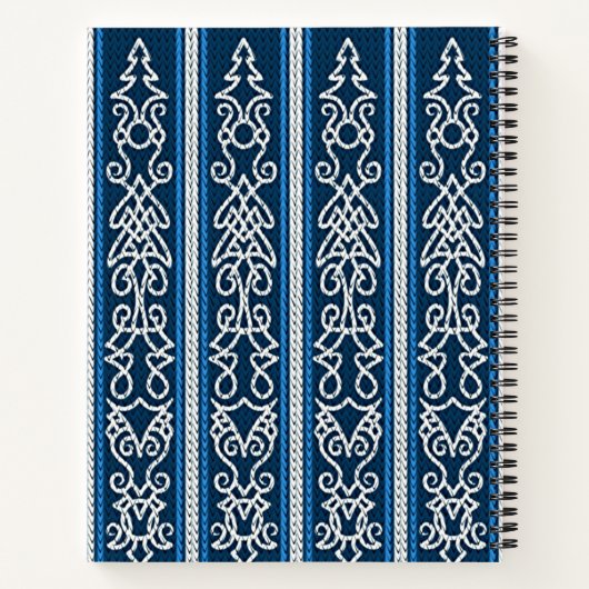 Carnet Viking pattern (Dos)