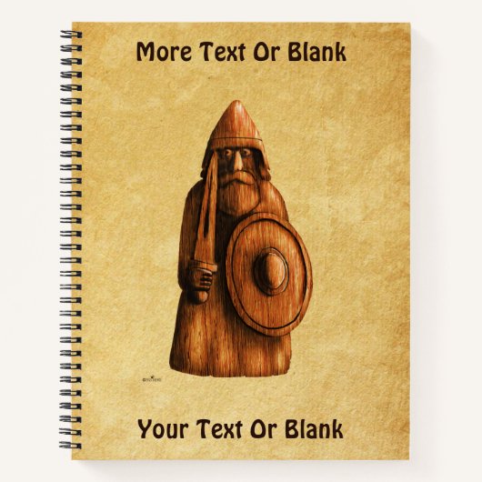 Carnet Viking rustique (Devant)