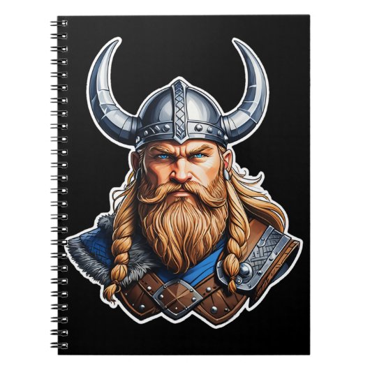Carnet Vikings Homme nordique (Devant)