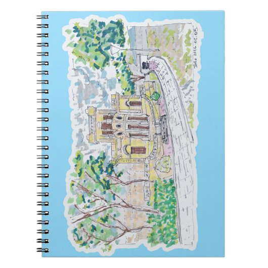 Carnet Villa Historique Jaune (Devant)