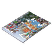 Carnet Village de Noël miniature (Côté gauche)