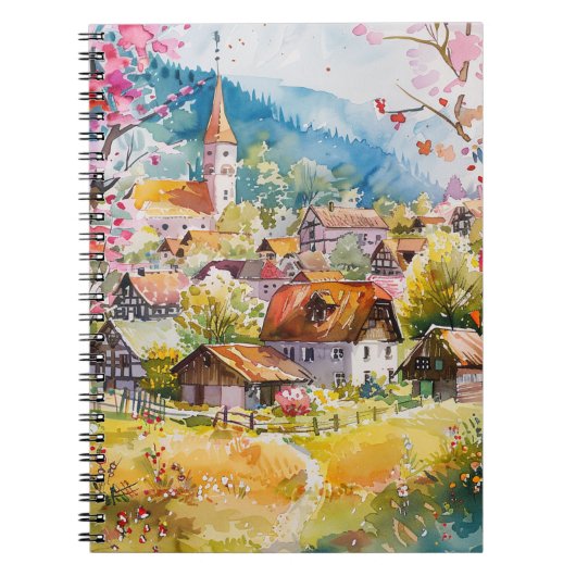 Carnet Village de printemps (Devant)
