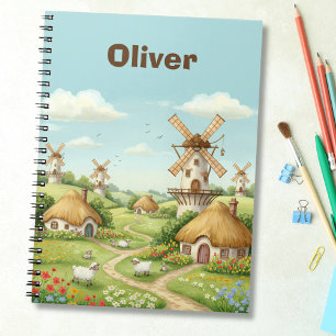 Carnet Village moulin à vent de rêve