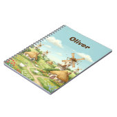 Carnet Village moulin à vent de rêve (Côté gauche)