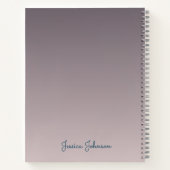 Carnet Ville céleste flottante personnalisée (Dos)