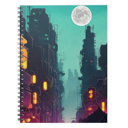 Carnet ville de néon (Devant)