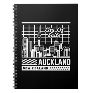 Carnet Ville des voiles Auckland Nouvelle-Zélande Skyline