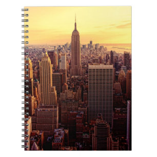 Carnet Ville d'horizon de New York avec l'état d'empire