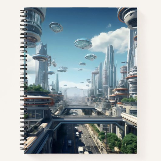Carnet Ville futuriste (Devant)