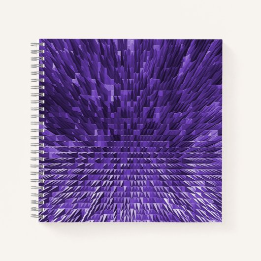 Carnet Ville pyramidale violette...... (Devant)