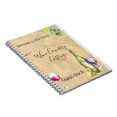 Carnet Vin Campagne Location de vacances Guest Book Winer (Côté Droit)