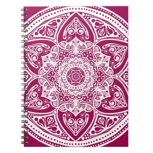 Carnet Vin Mandala (Devant)