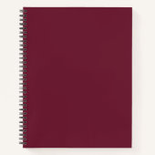 Carnet Vin rouge (Devant)