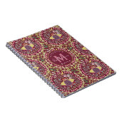 Carnet Vin rouge Owl Folk (Côté Droit)