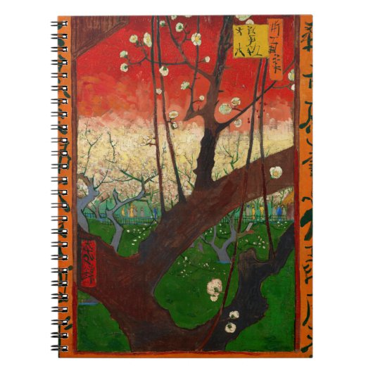 Carnet Vincent van Gogh - Arbre à prune floraison (Devant)
