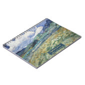 Carnet Vincent Van Gogh Art du paysage doré Monogrammé (Côté gauche)