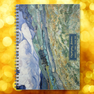 Carnet Vincent Van Gogh Art du Paysage Monogrammé Or