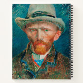 Carnet Vincent van Gogh Autoportrait 1887 Art (Dos)