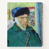 Carnet Vincent van Gogh - Autoportrait avec oreille bandé (Dos)