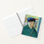 Carnet Vincent van Gogh - Autoportrait avec oreille bandé (Intérieur)