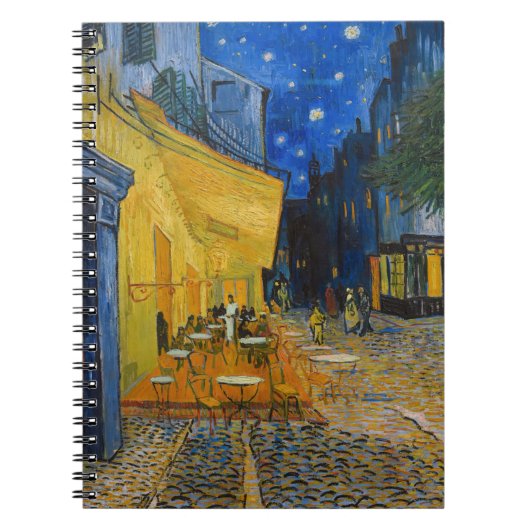 Carnet Vincent van Gogh - Café Terrasse en soirée (Devant)