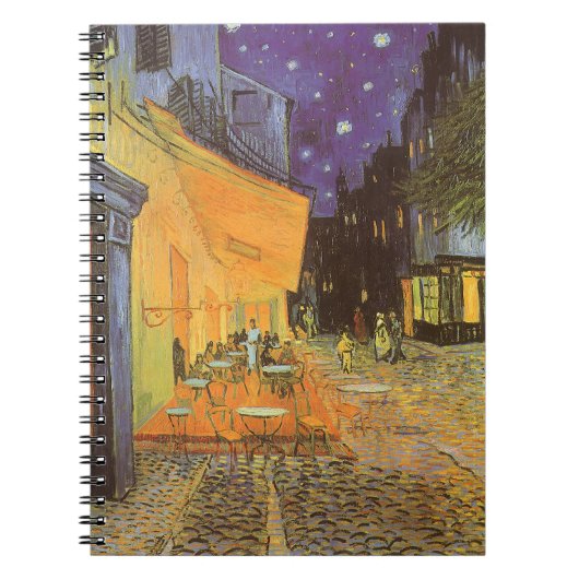 Carnet Vincent van Gogh - Café Terrasse en soirée (Devant)
