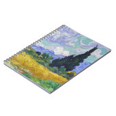Carnet Vincent Van Gogh - Champ de blé avec cyprès (Côté gauche)