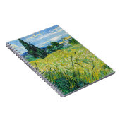 Carnet Vincent van Gogh - Champ de blé vert avec Cypress (Côté Droit)