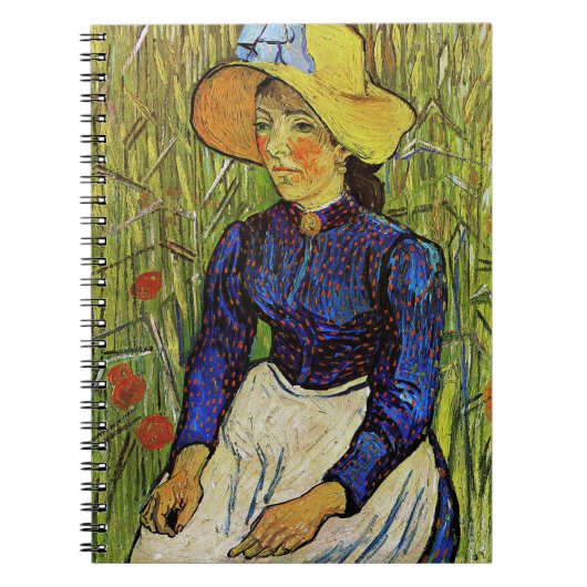 Carnet Vincent van Gogh - Fille paysanne en Casquette de  (Devant)