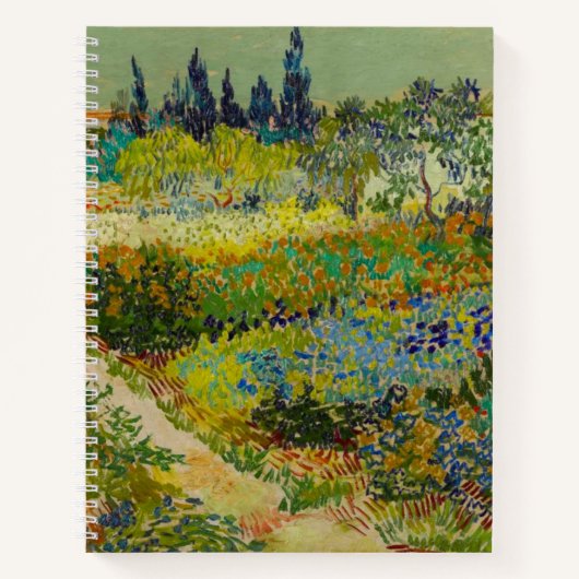 Carnet Vincent Van Gogh Garden (Devant)
