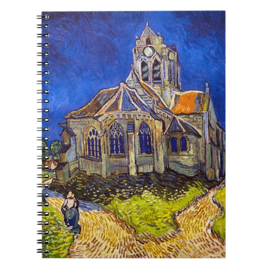 Carnet Vincent van Gogh - L'église d'Auvers (Devant)