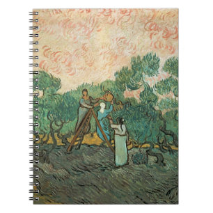 Carnet Vincent van Gogh   les récolteuses olives,