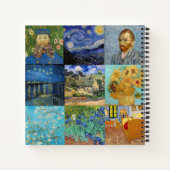 Carnet Vincent Van Gogh - Masterpieces Patchwork (Dos)