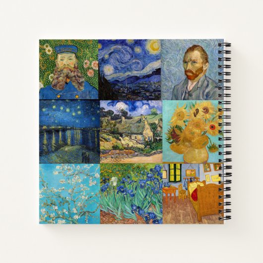 Carnet Vincent Van Gogh - Masterpieces Patchwork (Dos)