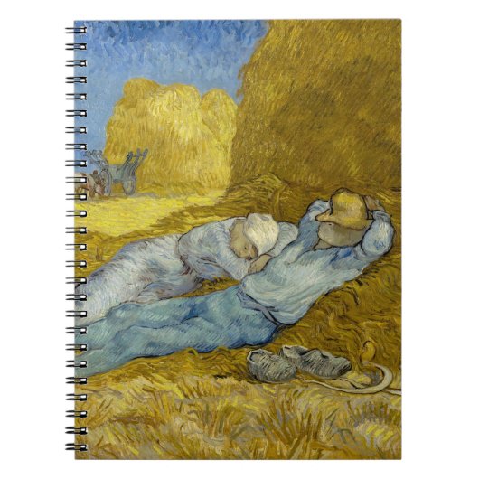 Carnet Vincent Van Gogh - Mion, Repos / Travail / Siesta (Devant)