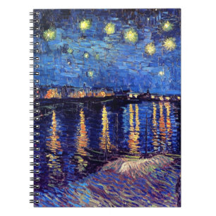 Carnet Vincent Van Gogh - Nuit étoilée sur le Rhône