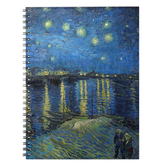 Carnet Vincent van Gogh - Nuit étoilée sur le Rhône (Devant)