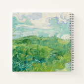 Carnet Vincent Van Gogh painting Green wheat field (Dos)