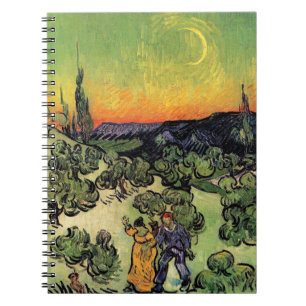 Carnet Vincent Van Gogh - Paysage avec couple Beaux-Arts