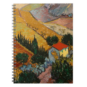 Carnet Vincent van Gogh Paysage avec Maison & Plowman