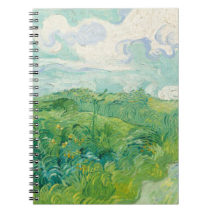 Carnet Vincent Van Gogh peinture Champ de blé vert
