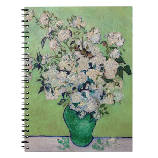 Carnet Vincent van Gogh - Roses (Devant)