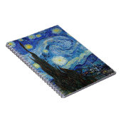 Carnet Vincent Van Gogh Starry Nuit Vintage Art (Côté Droit)