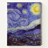 Carnet Vincent Van Gogh Starry Nuit Vintage Art (Dos)