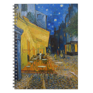 Carnet Vincent van Gogh - Terrasse de café la nuit