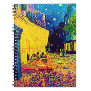 Carnet Vincent Van Gogh - Terrasse de café la nuit Pop Ar
